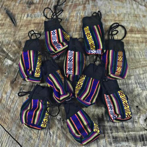 Small Drawstring Neck Pouch